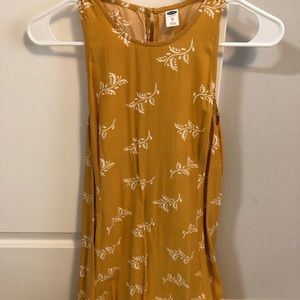 mustard dress